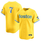 Silnrao B.Red Sox #7 Masataka Yoshida Player Yellow Limited Home Game Stitched Jerseys1