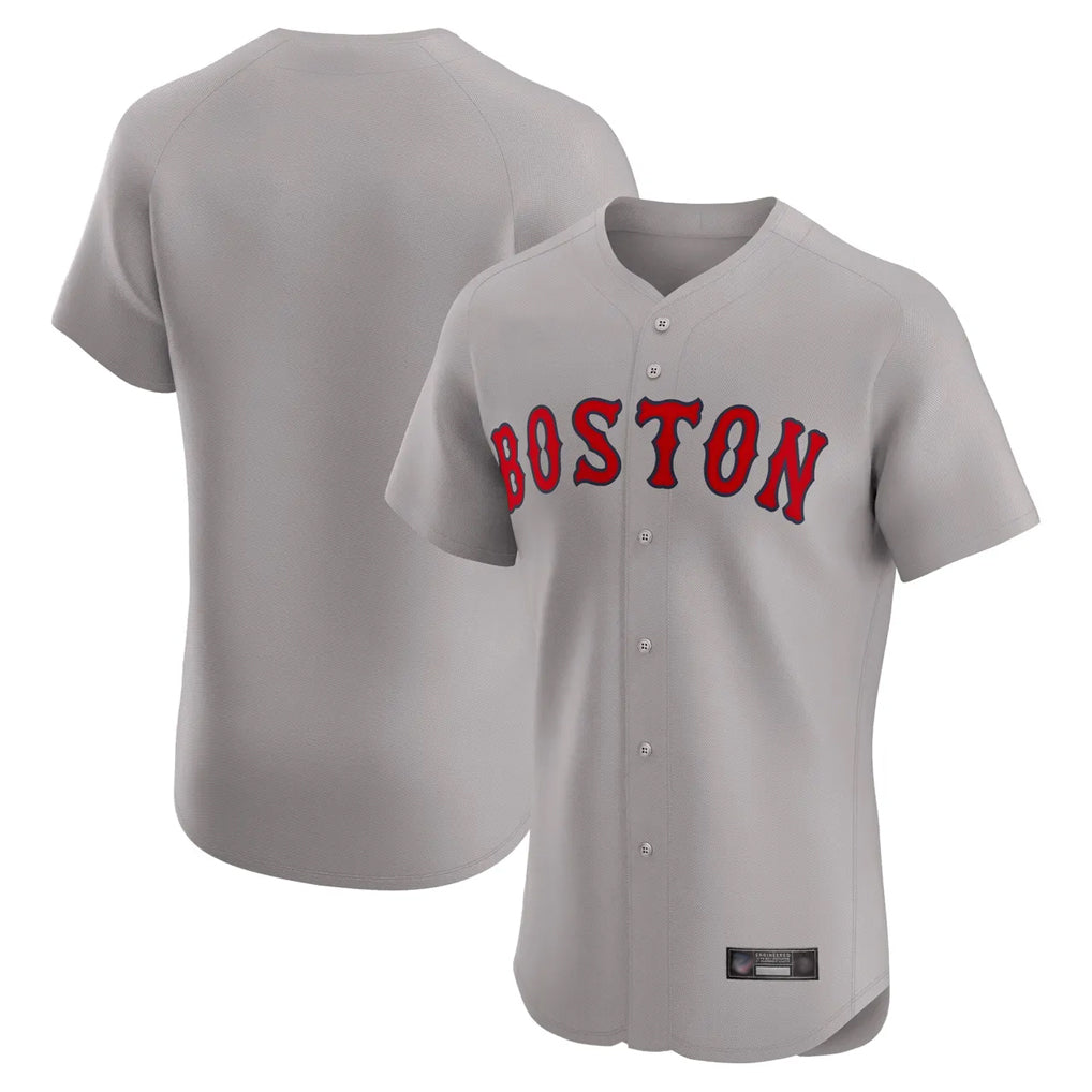 Silnrao B.Red Sox ## Red Sox Blank Player Gray Road Limited Elite Home Game Stitched Jerseys1