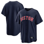 Silnrao B.Red Sox ## Red Sox Blank Player Navy Home Game Stitched Jerseys1