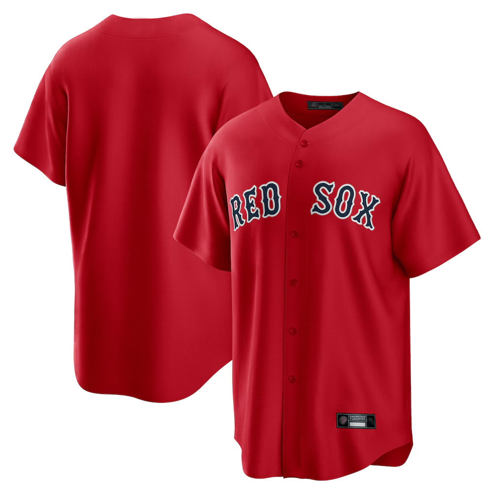 Silnrao B.Red Sox ## Red Sox Blank Player Red Home Game Stitched Jerseys1