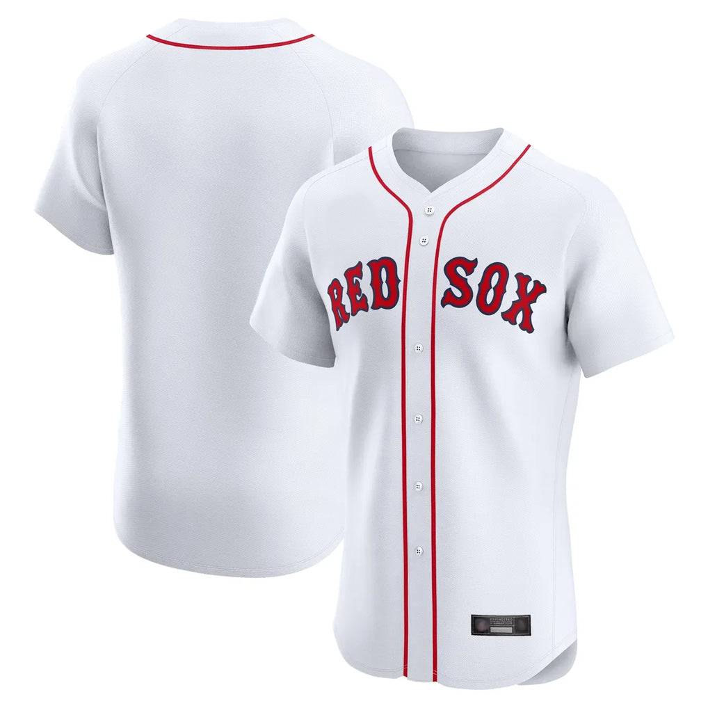 Silnrao B.Red Sox ## Red Sox Blank Player White Limited Elite Home Game Stitched Jerseys1
