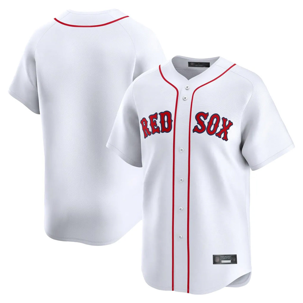 Silnrao B.Red Sox ## Red Sox Blank Player White Limited Home Game Stitched Jerseys1