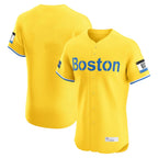 Silnrao B.Red Sox ## Red Sox Blank Player Yellow Limited Elite Home Game Stitched Jerseys1