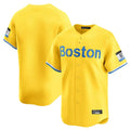 Silnrao B.Red Sox ## Red Sox Blank Player Yellow Limited Home Game Stitched Jerseys1