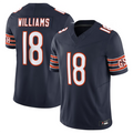Silnrao C.Bears Caleb Williams Navy Vapor F.U.S.E. Limited Jersey Player Stitched Jerseys