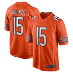 Silnrao C.Bears #15 Rome Odunze Orange Player Game Stitched Jerseys