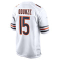 Silnrao C.Bears #15 Rome Odunze Player White Home Game Stitched Jerseys