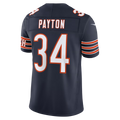 Silnrao C.Bears #34 Walter Payton Navy Vapor F.U.S.E. Stitched Retired Limited Stitched Jerseys