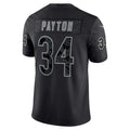 Silnrao C.Bears #34 Walter Payton Player Black RFLCTV Limited Game Stitched Jerseys