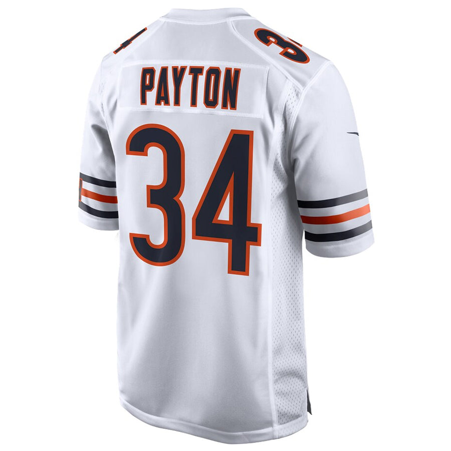 Silnrao C.Bears #34 Walter Payton Player White Home Game Stitched Jerseys