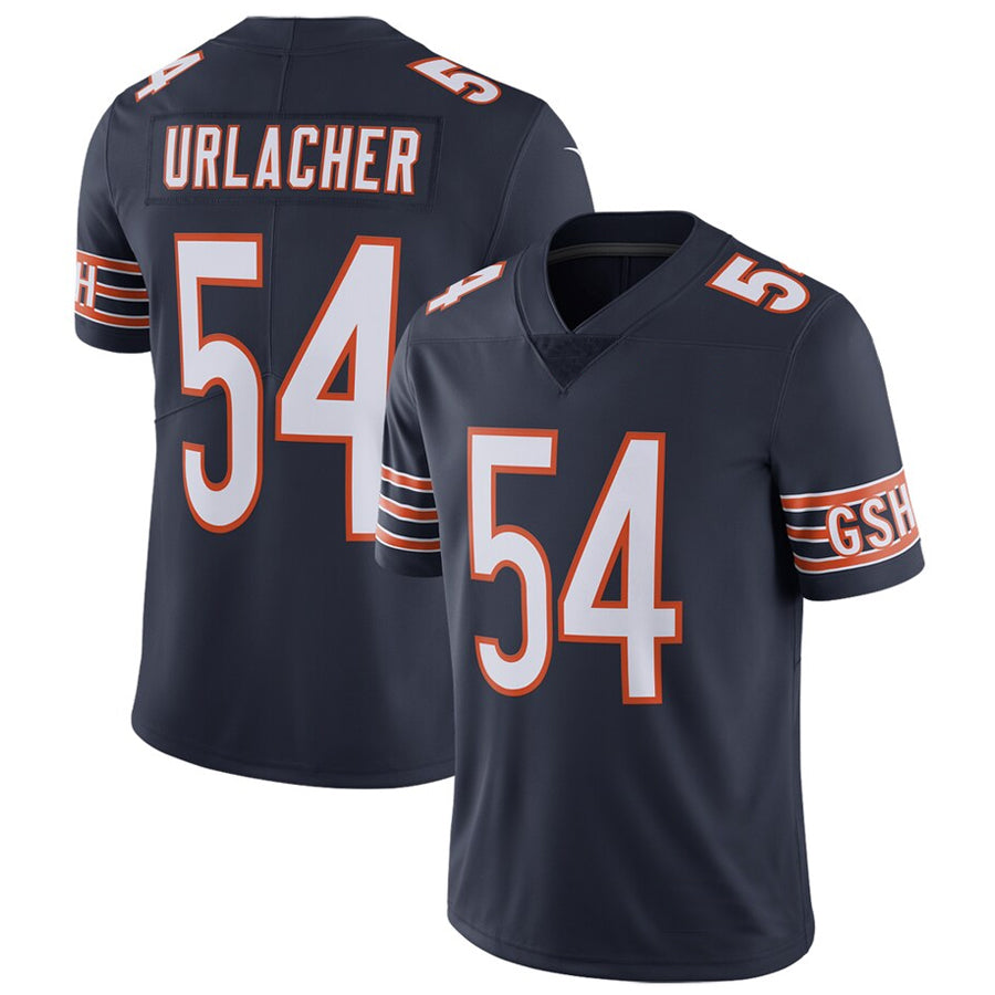 Silnrao C.Bears #54 Brian Urlacher Player Navy Vapor Limited Game Stitched Jerseys
