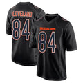 Silnrao C.Bears #84 Colston Loveland Player Carbon Black Fashion Game Stitched Jerseys