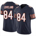 Silnrao C.Bears #84 Colston Loveland Player F.U.S.E. Limited Navy Game Stitched Jerseys