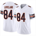 Silnrao C.Bears #84 Colston Loveland Player F.U.S.E. Limited White Game  Stitched Jerseys