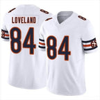Silnrao C.Bears #84 Colston Loveland Player F.U.S.E. Limited White Game  Stitched Jerseys