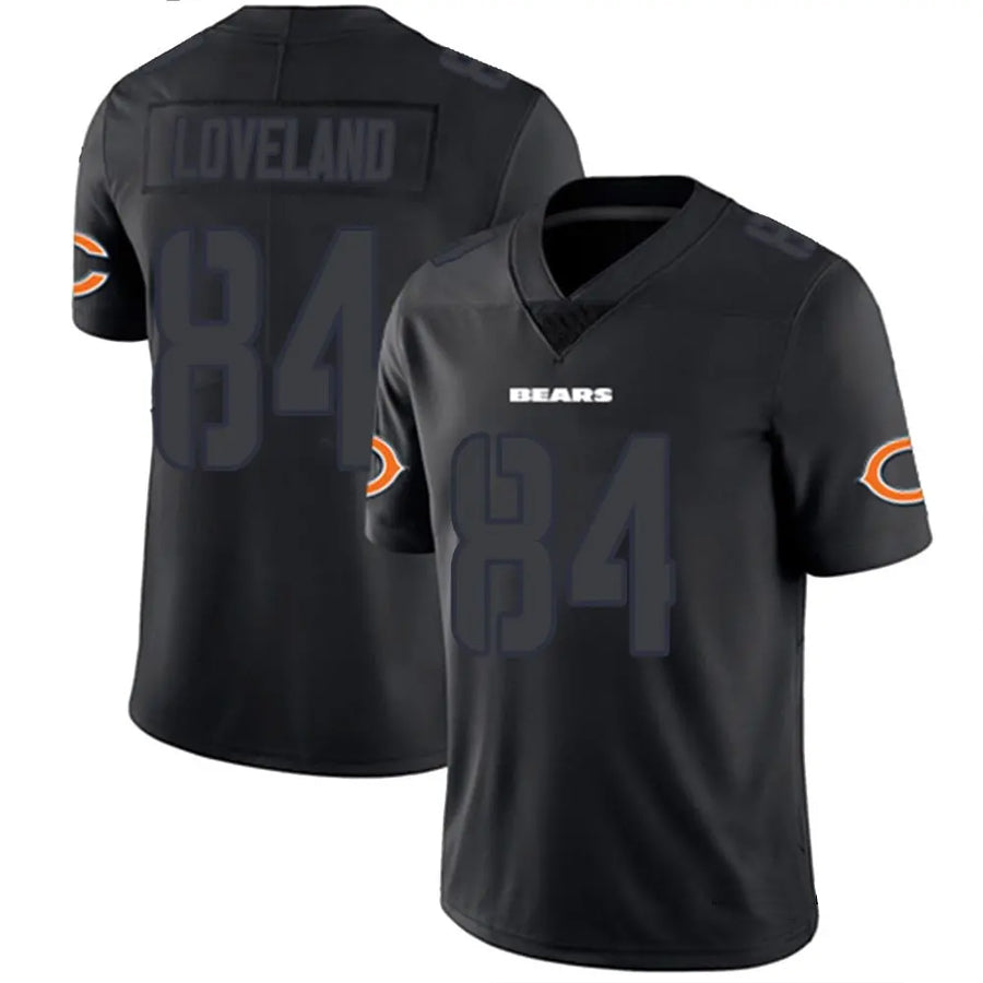 Silnrao C.Bears #84 Colston Loveland Player Limited Black Impact Stitched Jerseys
