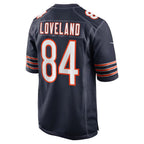 Silnrao C.Bears #84 Colston Loveland Player Navy Home Game Stitched Jerseys