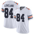 Silnrao C.Bears #84 Colston Loveland Player White Alternate Classic Vapor Limited Stitched Jerseys