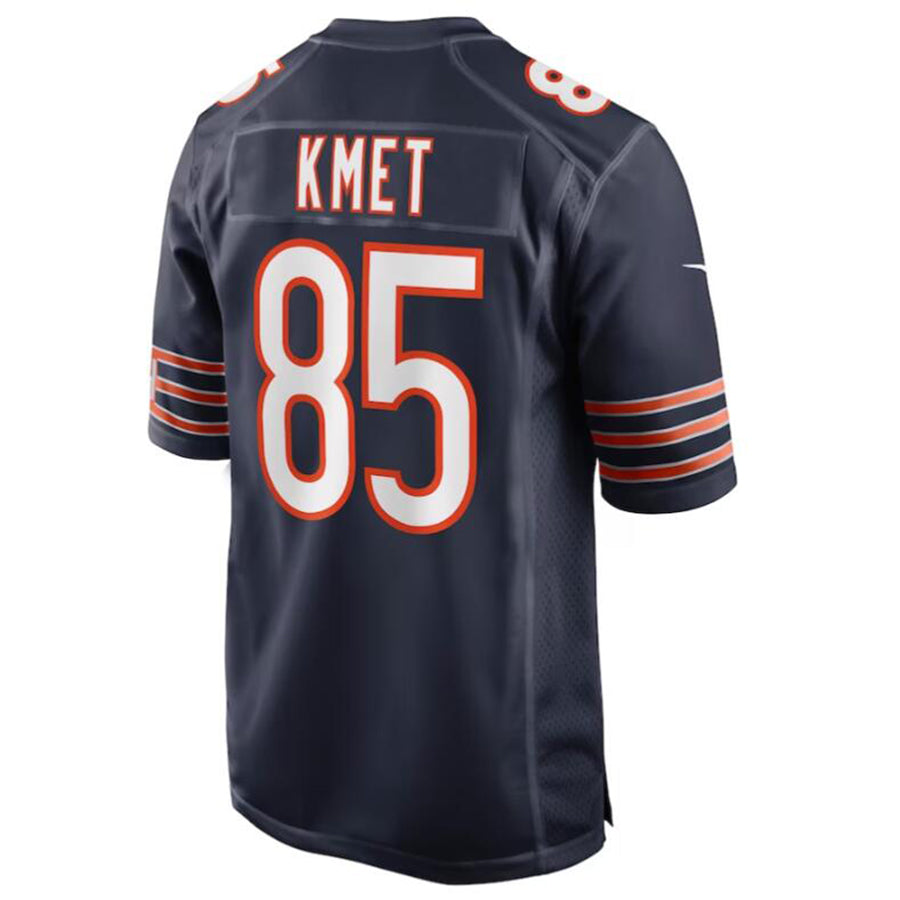 Silnrao C.Bears #85 Cole Kmet Navy Player Game Jersey American Stitched  Jerseys