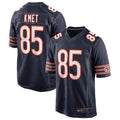 Silnrao C.Bears #85 Cole Kmet Navy Player Game Jersey American Stitched Jerseys
