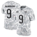 Silnrao C.Bears #9 Jim McMahon Player Arctic Camo Salute to Service Limited Stitched Jerseys