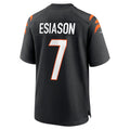 Silnrao C.Bengals #7 Boomer Esiason Black Retired Player Stitched Jerseys