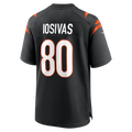 Silnrao C.Bengals #80 Andrei Iosivas Black Team Game Stitched Jerseys