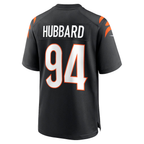 Silnrao C.Bengals #94 Sam Hubbard Black Player Game Stitched Jerseys