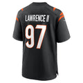 Silnrao C.Bengals #97 Dexter Lawrence II Black Game Stitched Jerseys