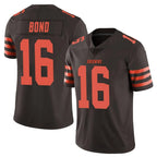 Silnrao C.Browns #16 Isaiah Bond Player Brown Vapor Limited Stitched Jerseys