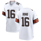 Silnrao C.Browns #8 Dillon Gabriel Player Brown Game Jerseys