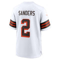 Silnrao C.Browns #2 Shedeur Sanders White Alternate Game Stitched Jerseys