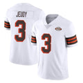 SilnraoC.Browns #3 Jerry Jeudy Player White Vapor Limited Alternate Stitched Jerseys