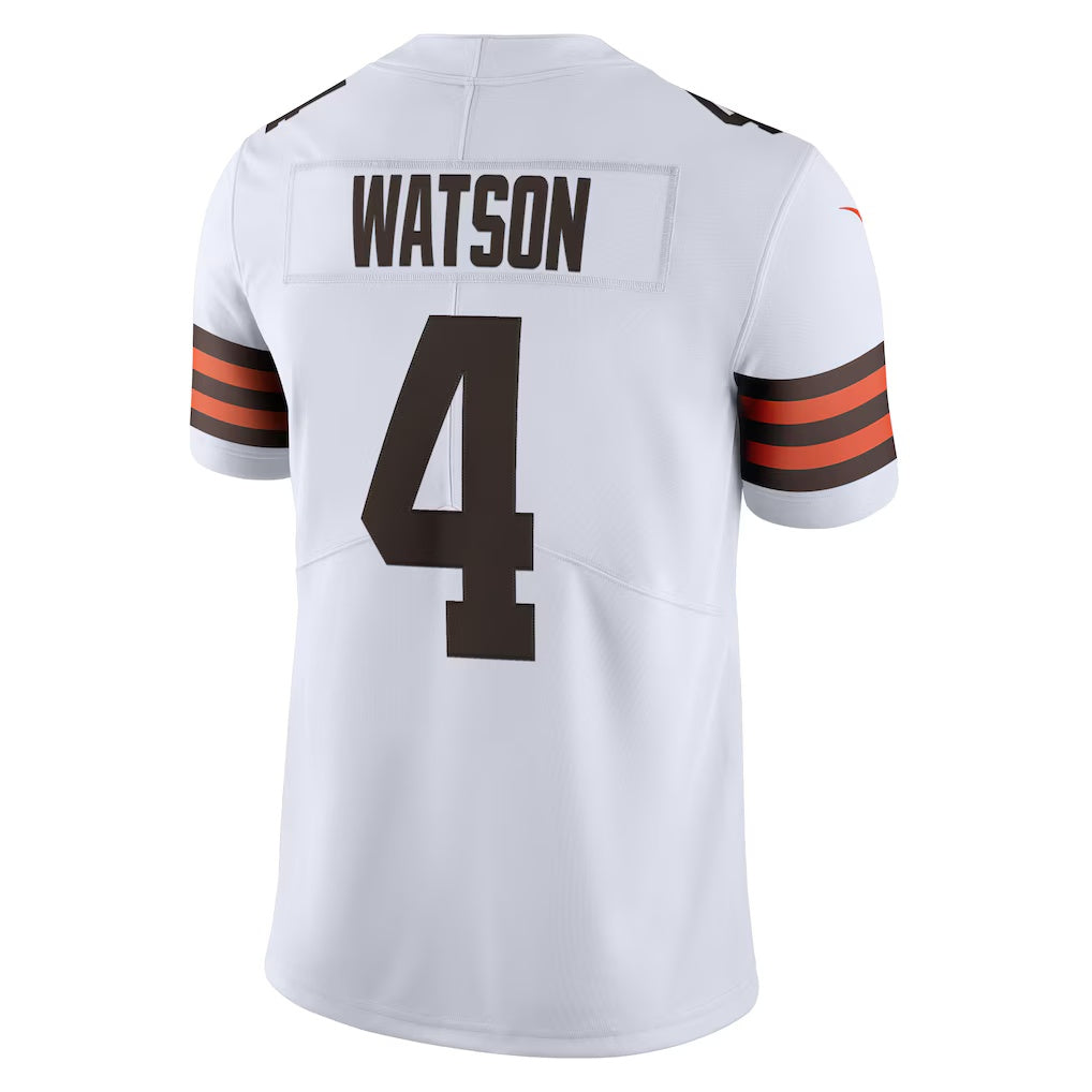 Silnrao C.Browns #4 Deshaun Watson White 2020 Vapor Limited Stitched Jerseys