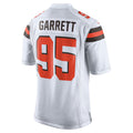 Silnrao C.Browns #95 Myles Garrett Player White Game Stitched Jerseys