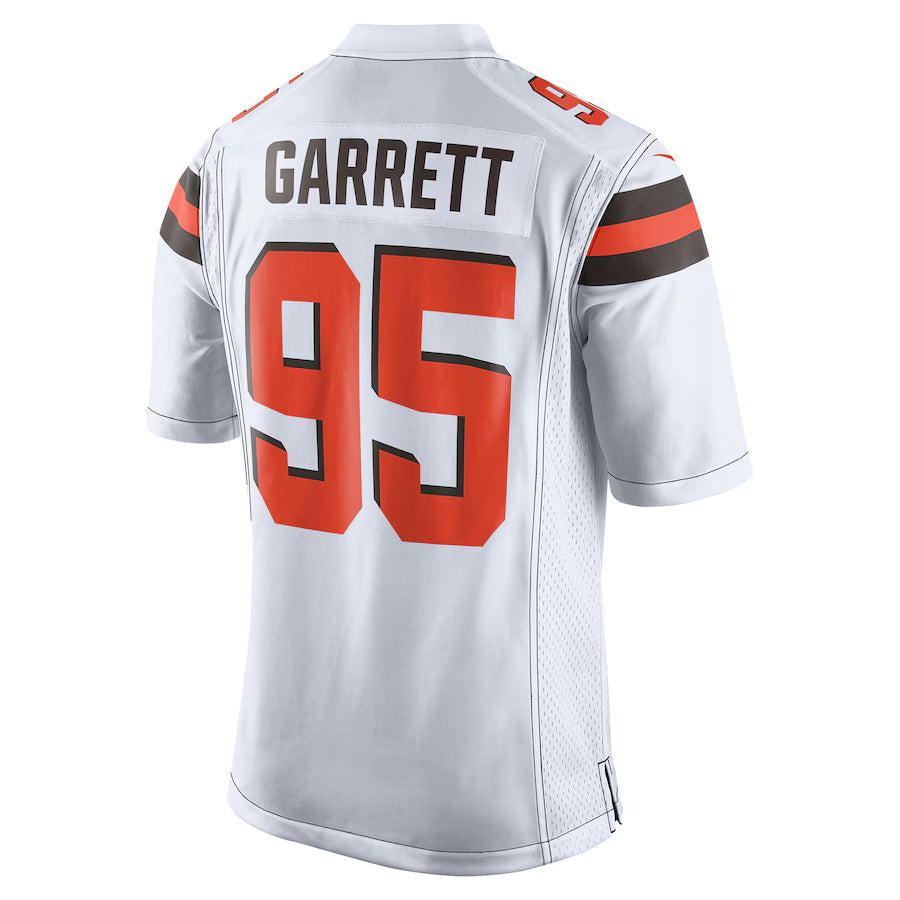 Silnrao C.Browns #95 Myles Garrett Player White Game Stitched Jerseys