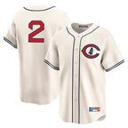 Silnrao C.Cubs #2 Nico Hoerner Player Cream Field of Dreams Limited Home Game Stitched Jerseys