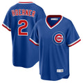 Silnrao C.Cubs #2 Nico Hoerner Player Royal T-shirt Cooperstown Collection Limited Stitched Jerseys