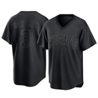 Silnrao C.Cubs #3 Alex Bregman Player Black T-shirt Home Game Stitched Jerseys