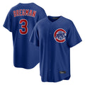 Silnrao C.Cubs #3 Alex Bregman Player Royal Home Game Stitched Jerseys