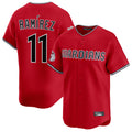 Silnrao C.Guardians #11 Jose Ramirez Player Red Limited Home Stitched Jerseys