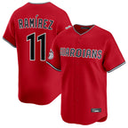 Silnrao C.Guardians #11 Jose Ramirez Player Red Limited Home Stitched Jerseys