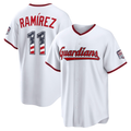 Silnrao C.Guardians #11 Jos¨¦ Ram¨ªrez White 2026 All-Star Edition Stars & Stripes White Stadium Jerseys