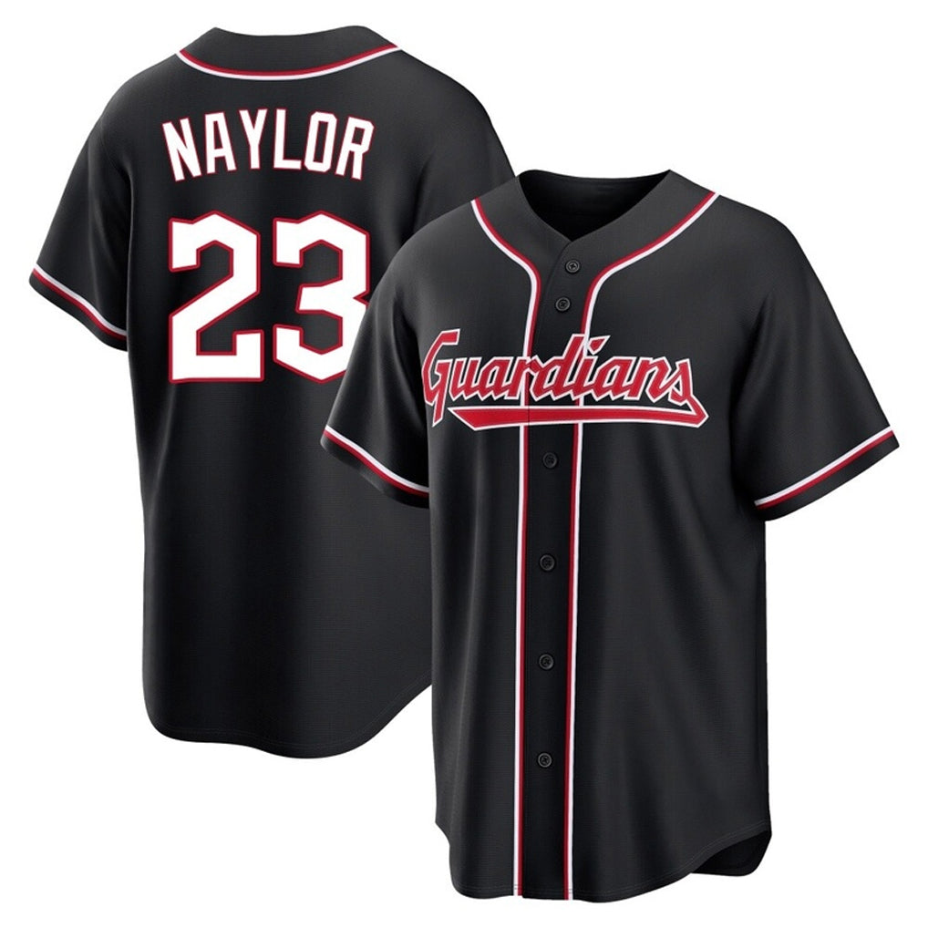 Silnrao C.Guardians #23 Bo Naylor Player Black Fashion Out Home Game Stitched Jerseys