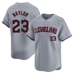 Silnrao C.Guardians #23 Bo Naylor Player Gray Road Limited Home Stitched Jerseys