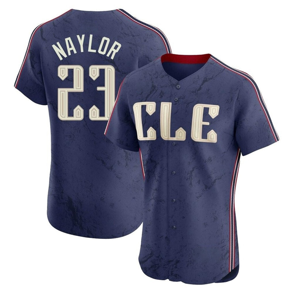 Silnrao C.Guardians #23 Bo Naylor Player Navy City Connect Limited Elite Home Stitched Jerseys