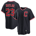 Silnrao C.Guardians #23 Bo Naylor Player Navy Home Game Stitched Jerseys
