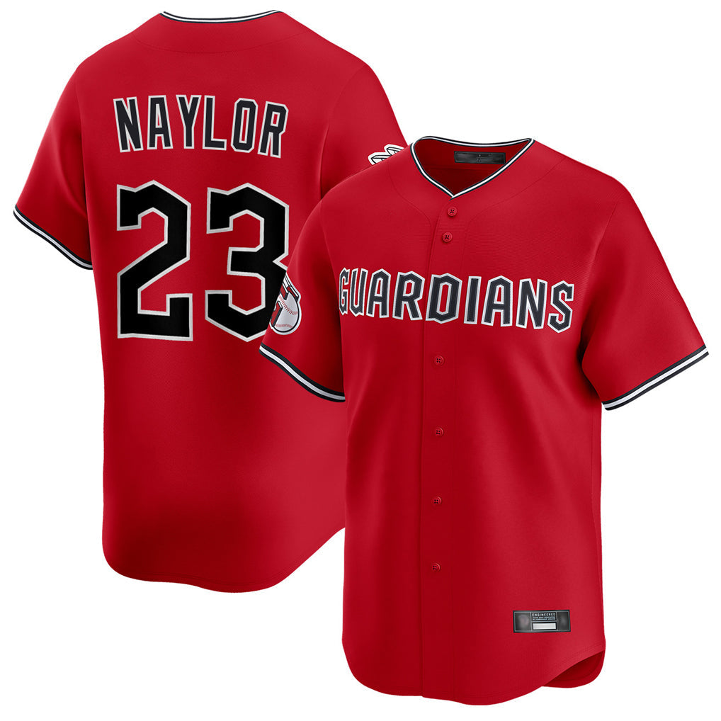 Silnrao C.Guardians #23 Bo Naylor Player Red Limited Home Stitched Jerseys