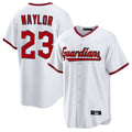 Silnrao C.Guardians #23 Bo Naylor Player White Game Home Stitched Jerseys