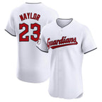 Silnrao C.Guardians #23 Bo Naylor Player White Limited Elite Home Stitched Jerseys
